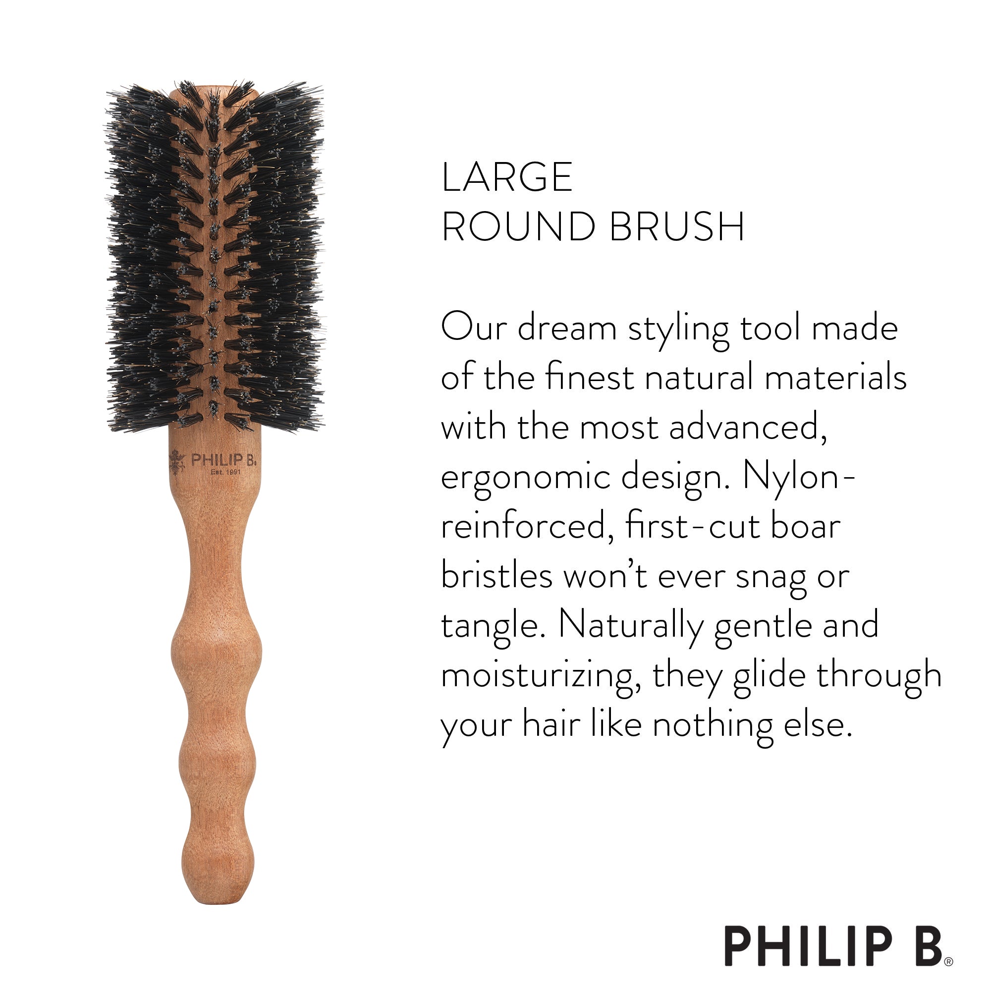 Large (65mm) Round Hairbrush